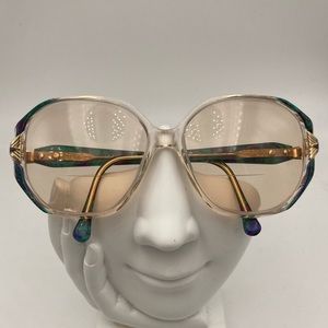 Vintage Logo Paris Multicolor Oval Sunglasses